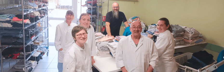 Un ESAT de la Drôme développe une activité de blanchisserie au service du médico-social