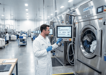 Vers une chimie circulaire : recycler les bains de lavage et les agents chimiques